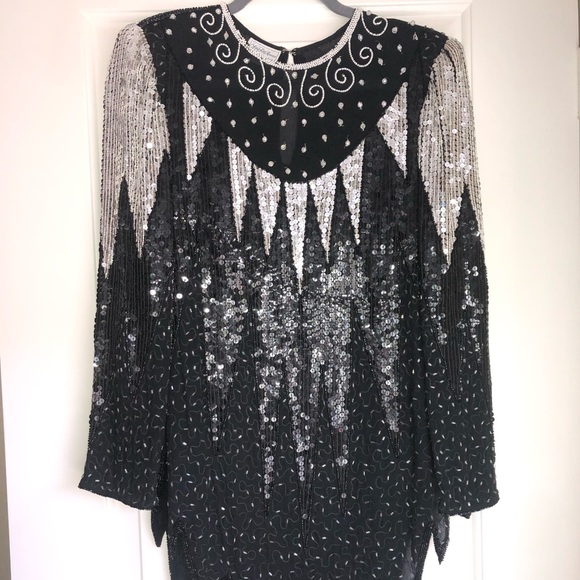 Saks Fifth Avenue Tops - Vintage SAKS FIFTH AVENUE Sequin Top